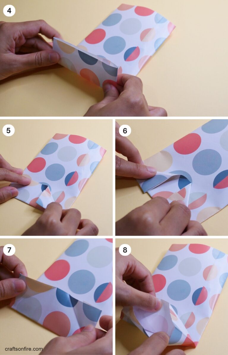 How To Make A Gift Bag From Patterned Paper Craftsonfire