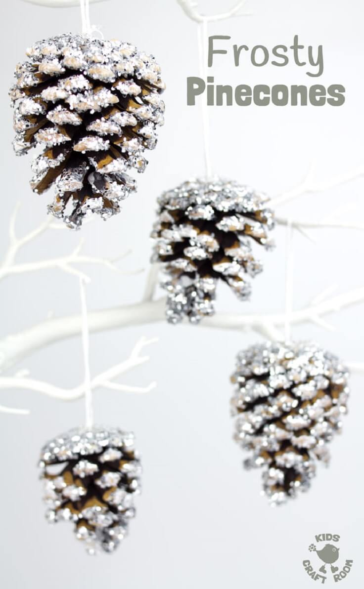 Frosty Pine Cones