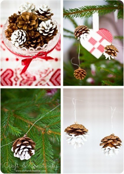 Paint Dipped Tree Garland