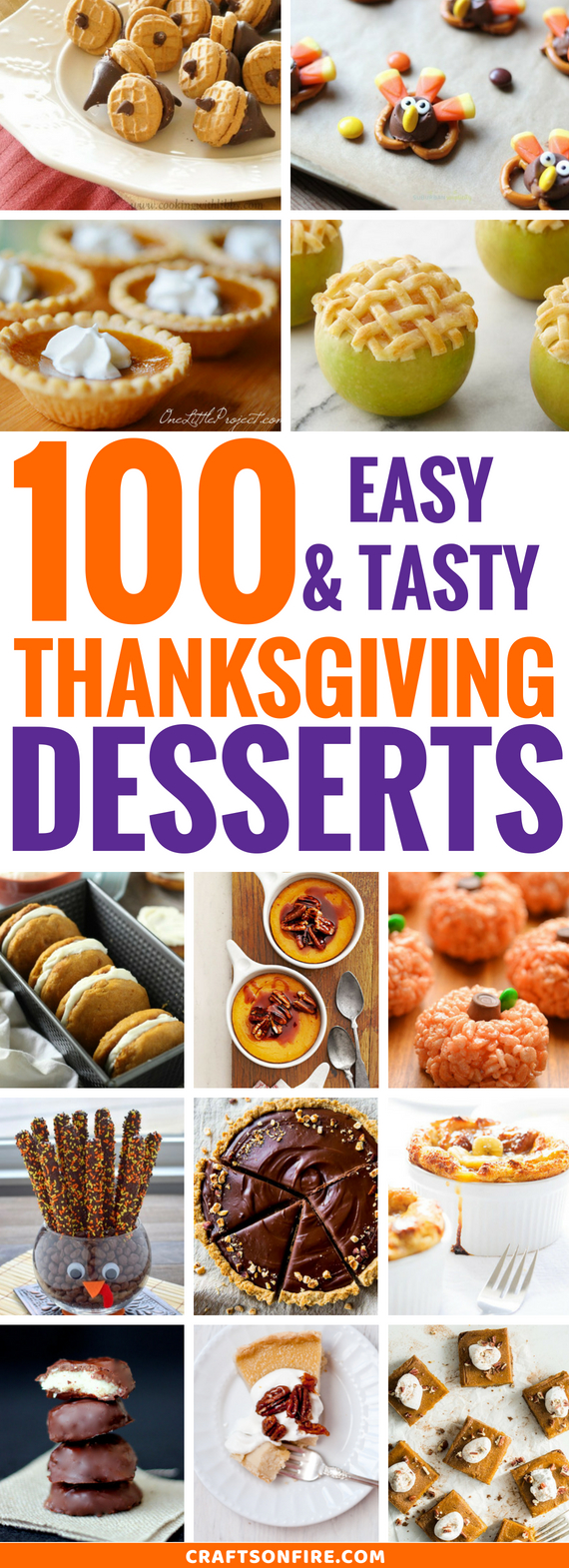 100 Easy Thanksgiving Desserts Ideas Your Family Will Love - Craftsonfire