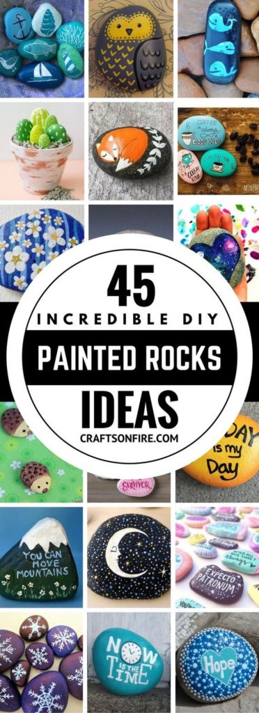 45 Awesome Painted Rocks Ideas For Beginners and Pros - Craftsonfire