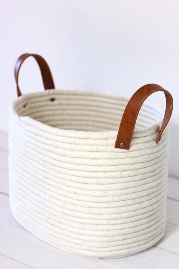 DIY Mini Coil Rope Basket