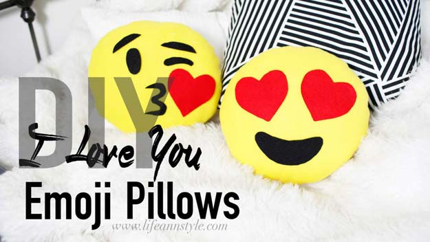 Easy Emoji Pillows