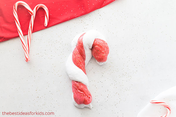 Best DIY Slime Recipes - Candy Cane Slime