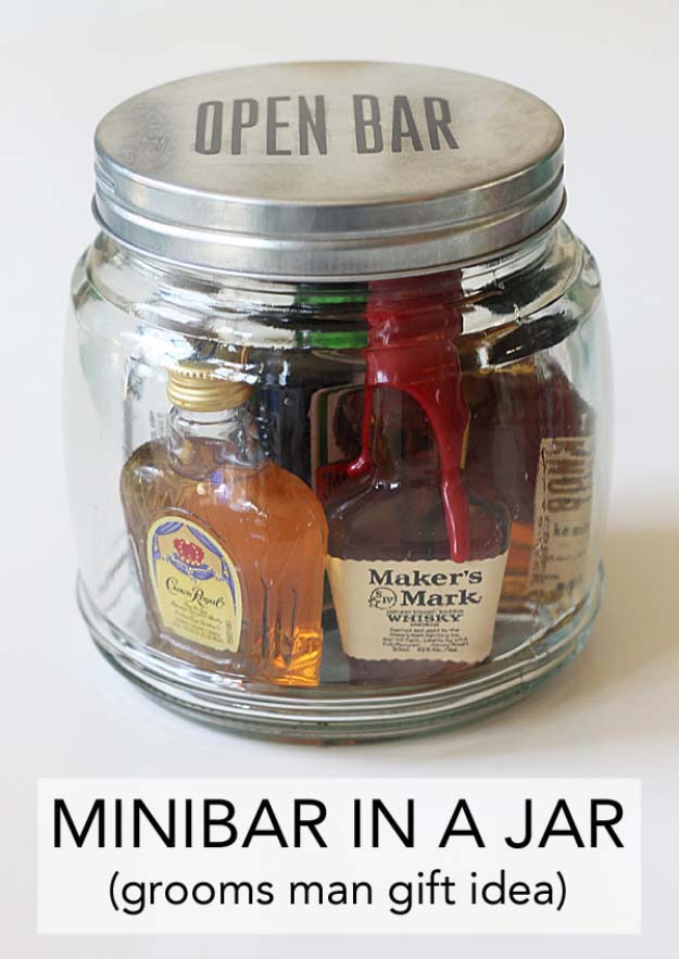Minibar Mason Jar Gift For Adults