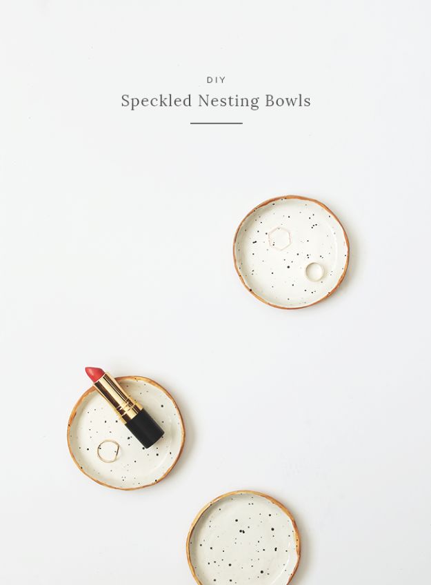Easy Speckled Nesting Bowls