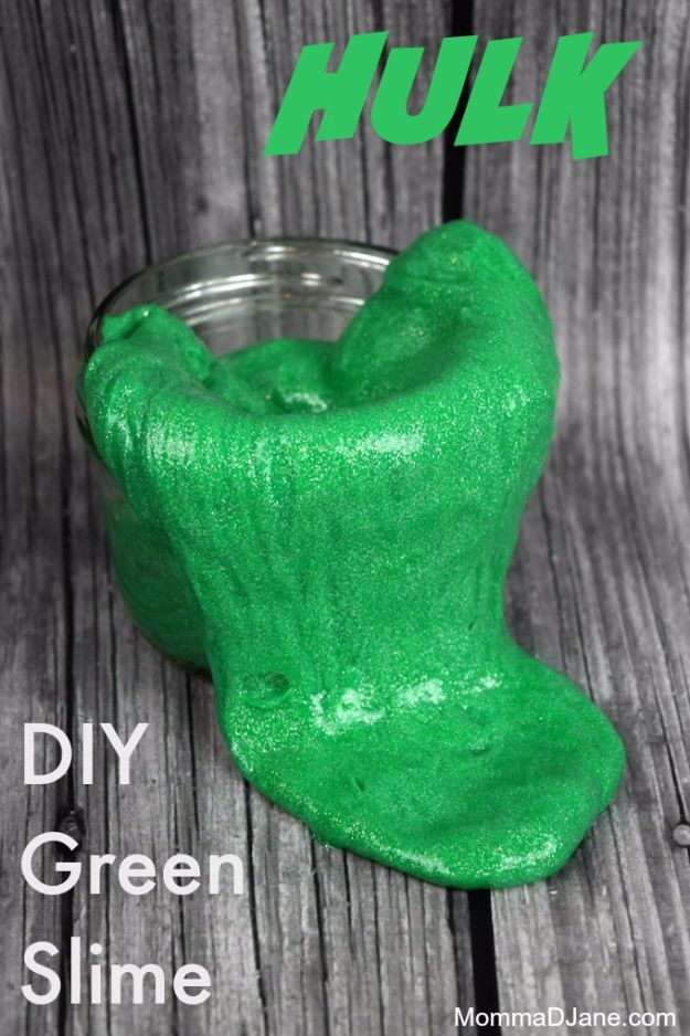 Best DIY Slime Recipes - Hulk Slime