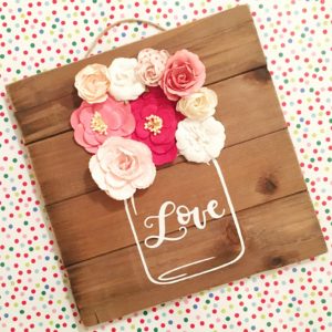 Easy Love Story Wood Sign