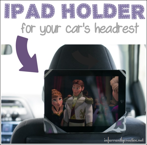 Easy Ipad Holder For Car's Headrest