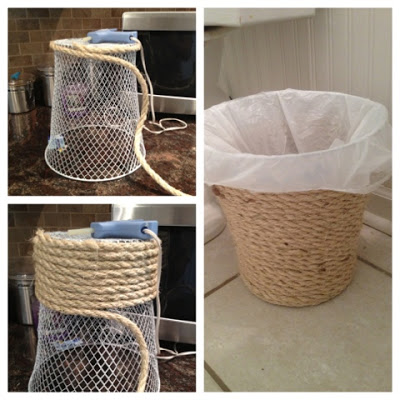 Smart And Rustic Roped Bin