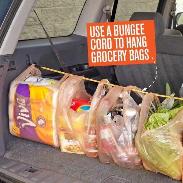 Easy Bungee Cord Tip For Groceries