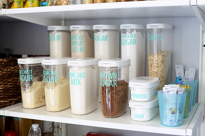 Clear Containers for pantry