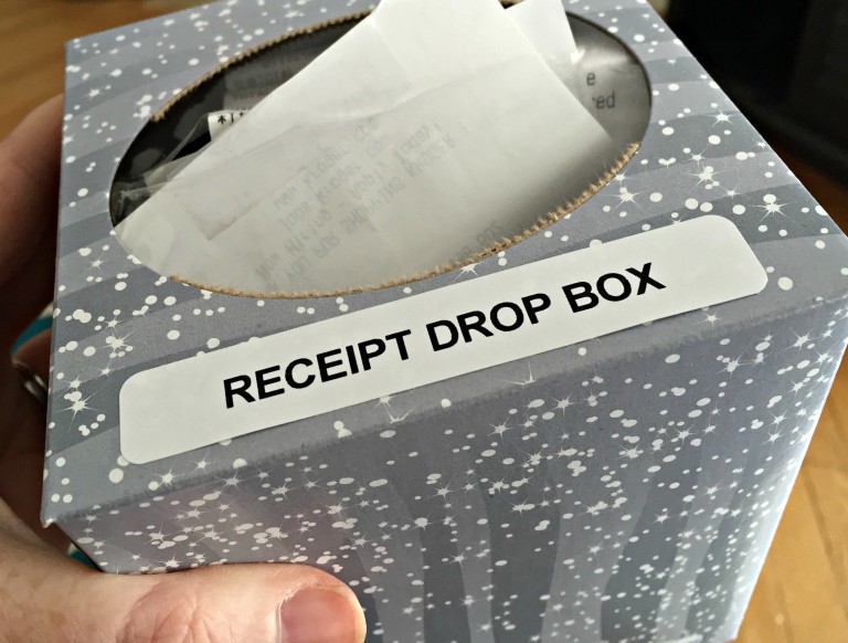Receipt Drop Box