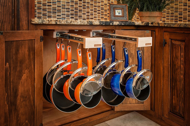 Slide Out Rack To Store Pans