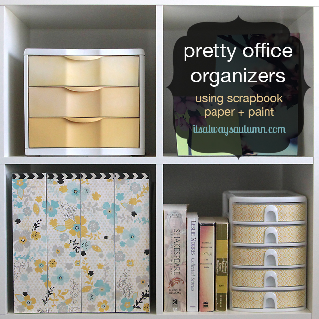 Pretty Ombre Office & Craft Supplies Drawers