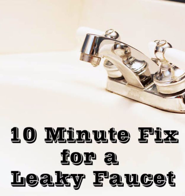 Fix A Leaky Faucet In Just 10 Minutes