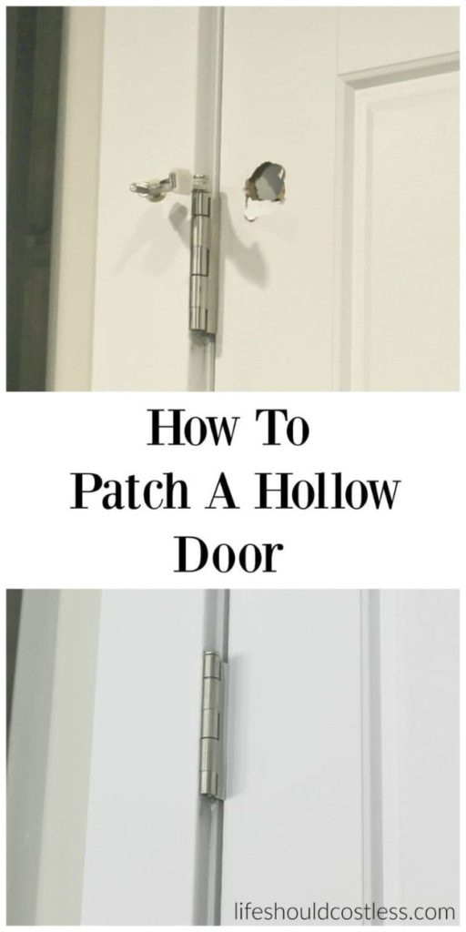 How To Patch And Fix A Hollow Door 