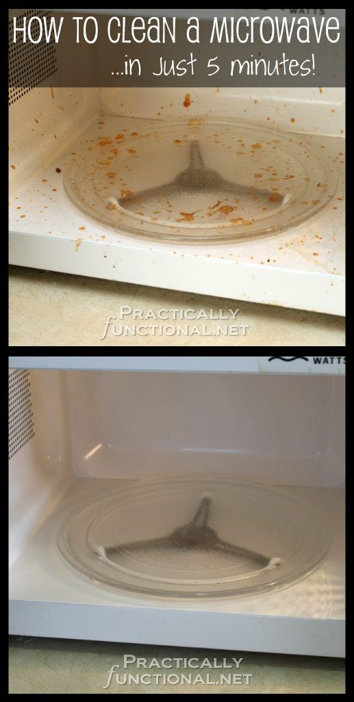 Clean A Microwave In 5 Minutes