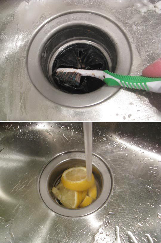 Use Lemon To Clean A Sink Drain