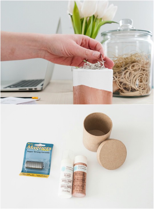 DIY Magnetic Desk Accessory