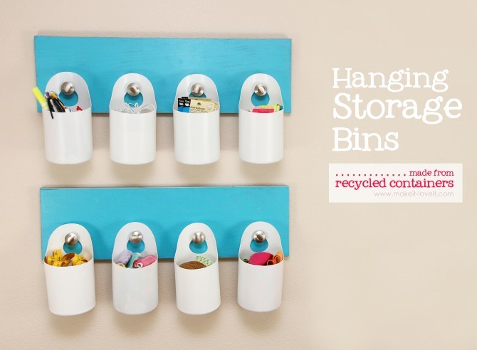 hanging storage bins