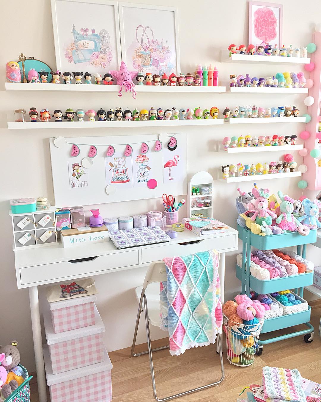 12 Drool Worthy Craft Room Ideas That Will Make You Drool - Craftsonfire