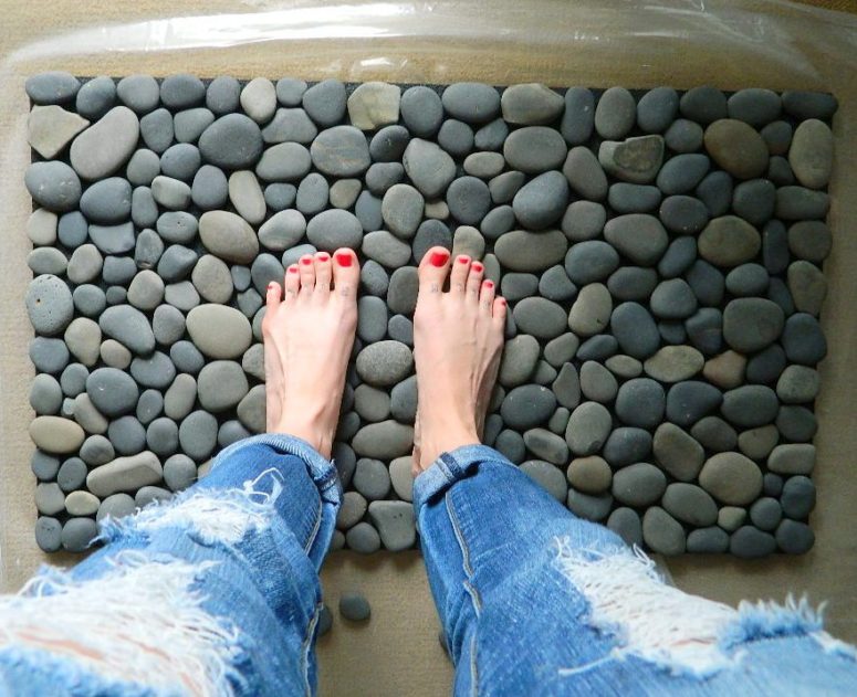 Ocean Stones DIY Bathroom Mats
