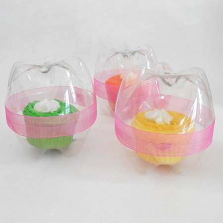 Plastic Bottle Cupcake Holders