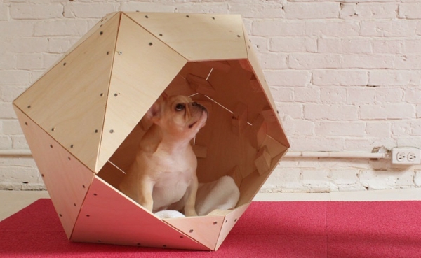 DIY Contemporary Geometric Dog House