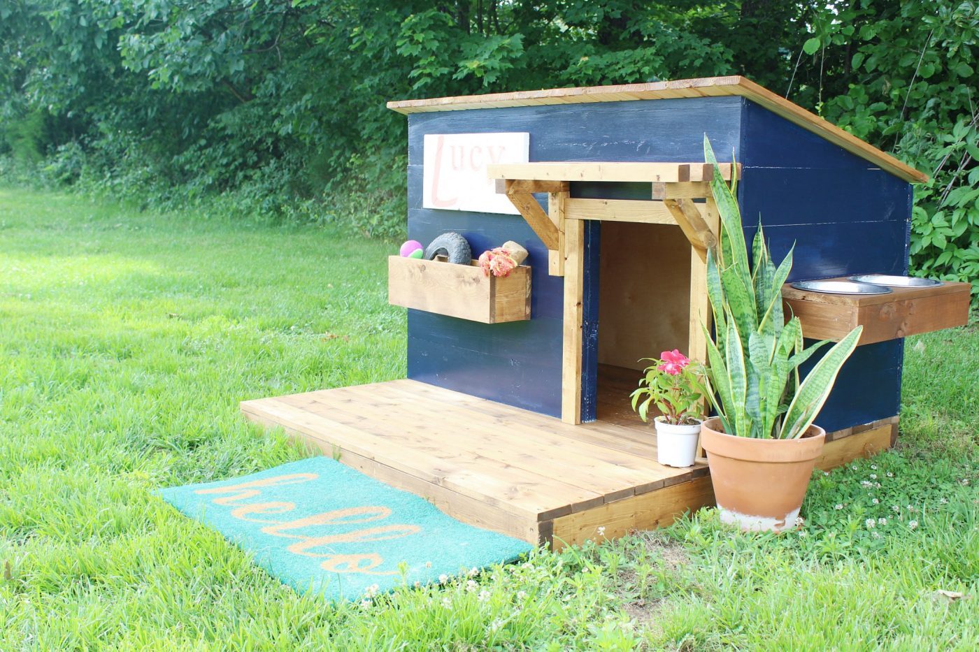 Dog House With Front Deck