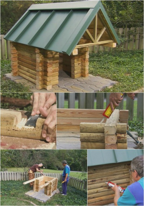 DIY Strong Log Cabin