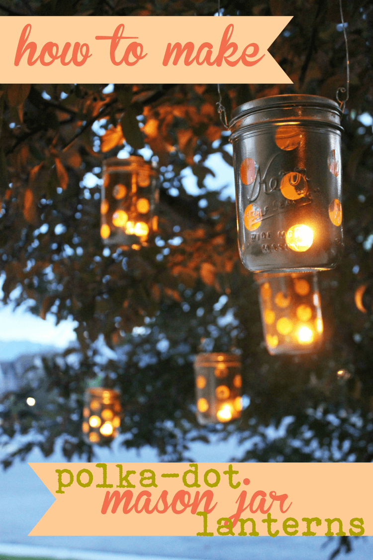 DIY Hanging Mason Jar Lights