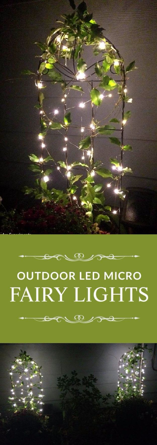 DIY Outdoor Micro Fairy Lights