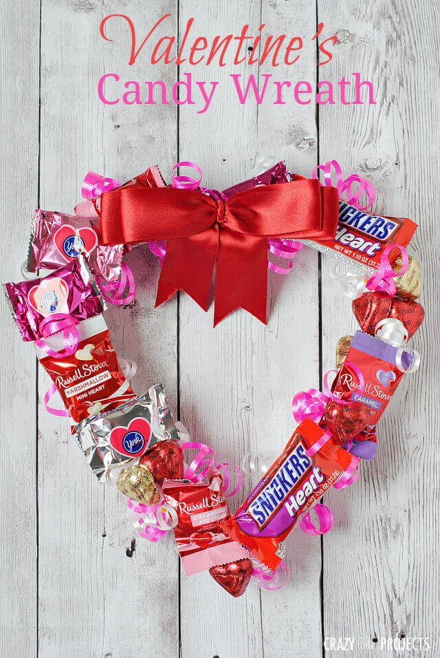 Valentine’s Day Candy Wreath