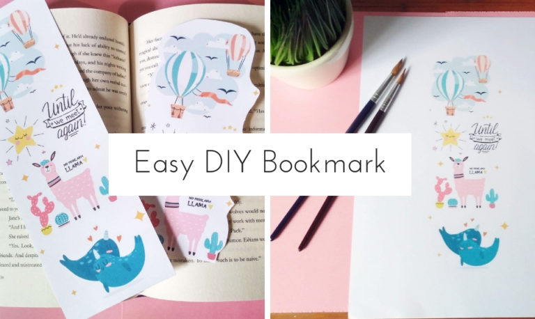 How To Make Customizable DIY Bookmarks In Minutes