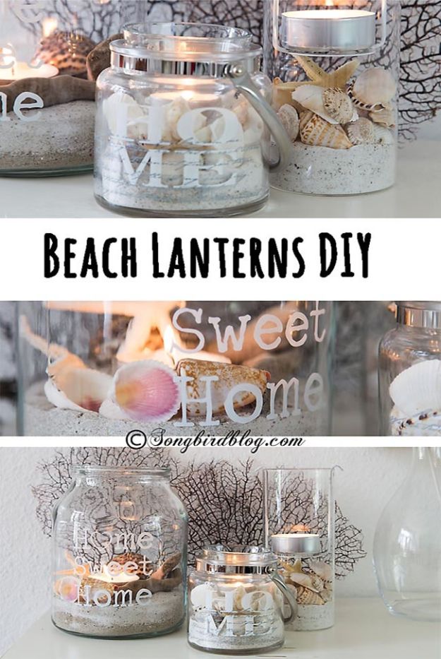 Beach Lanterns DIY