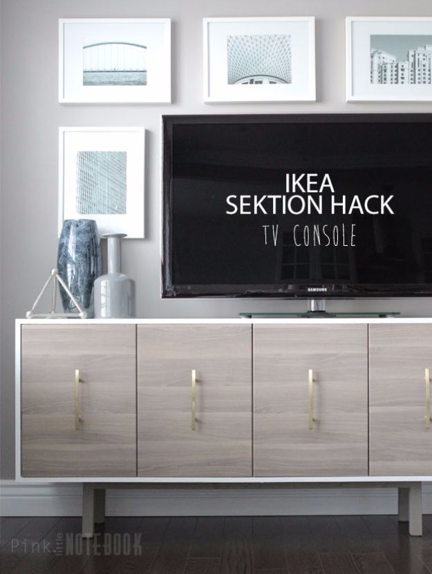 IKEA Hack TV Console
