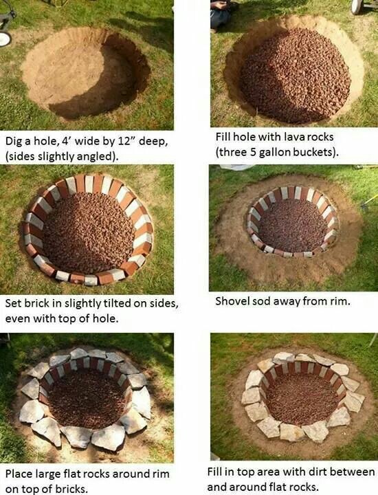 16 Easy and Cheap DIY Outdoor Fire Pit Ideas