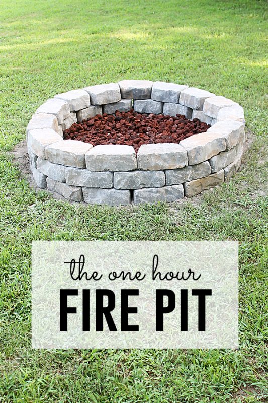 The One-Hour Fire Pit