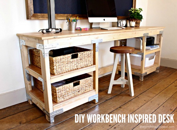 Workbench Inspired Desk