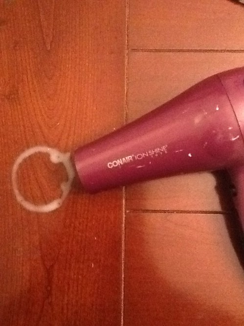 Remove Water Rings With A Hairdryer