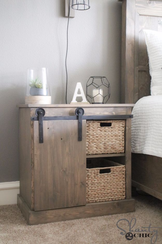 15 DIY Bedroom Nightstand Ideas