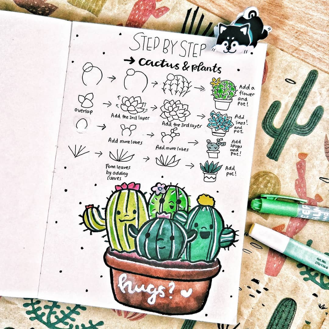 Cactus & Plants Doodles