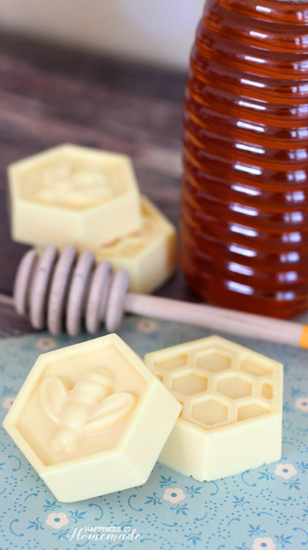 DIY Soap Recipes, DIY Milk And Honey Soap