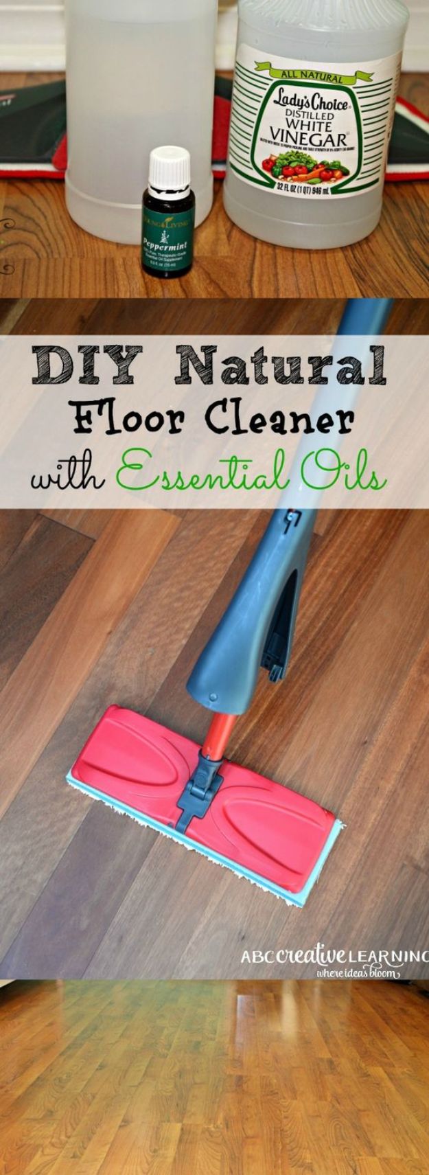 DIY Natural Floor Cleaner With Essential Oils