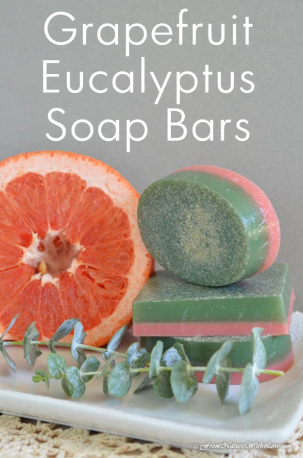 Grapefruit Eucalyptus Soap Bars