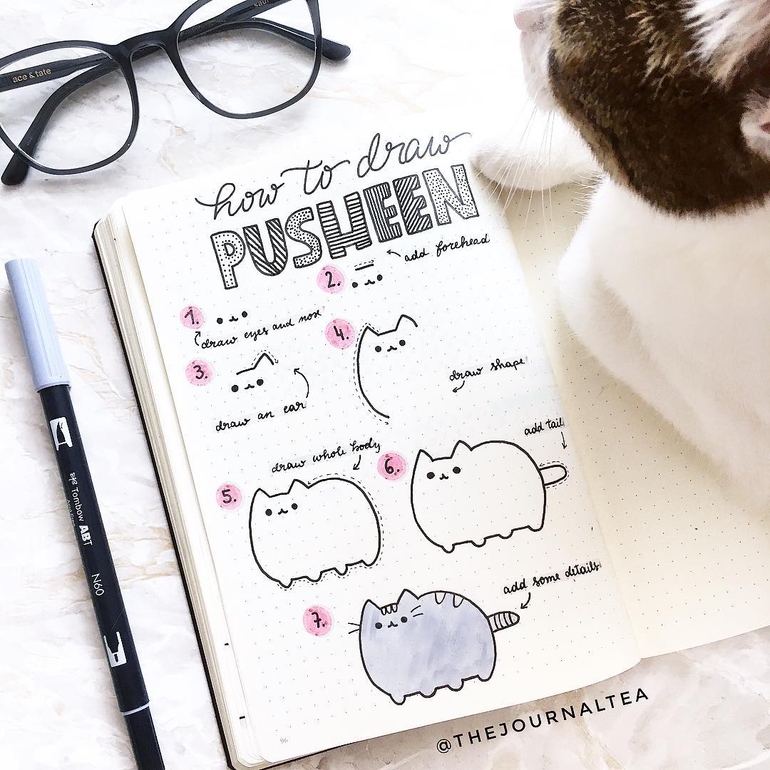 How To Draw Pusheen