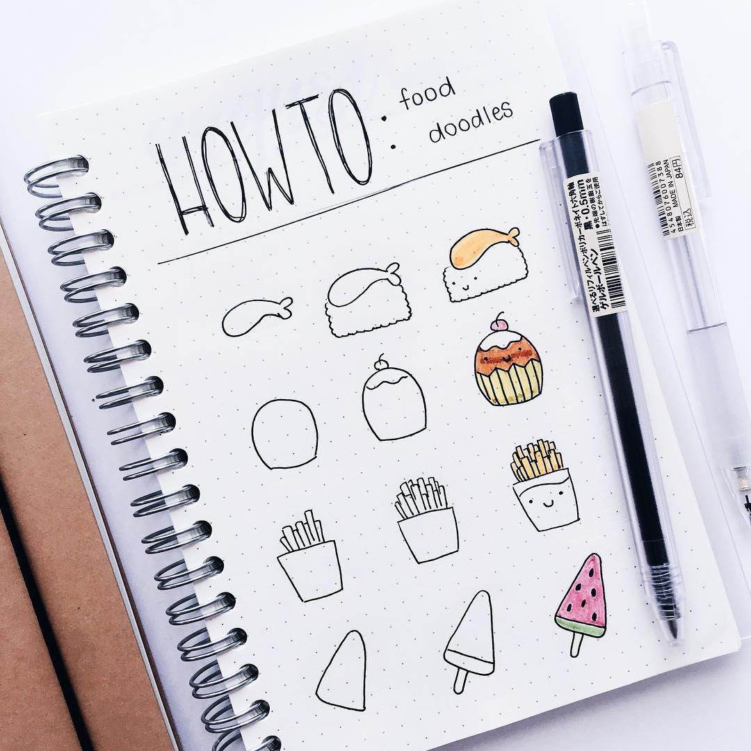 How To Doodle Food