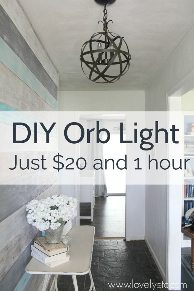 DIY Orb Light For Just $20