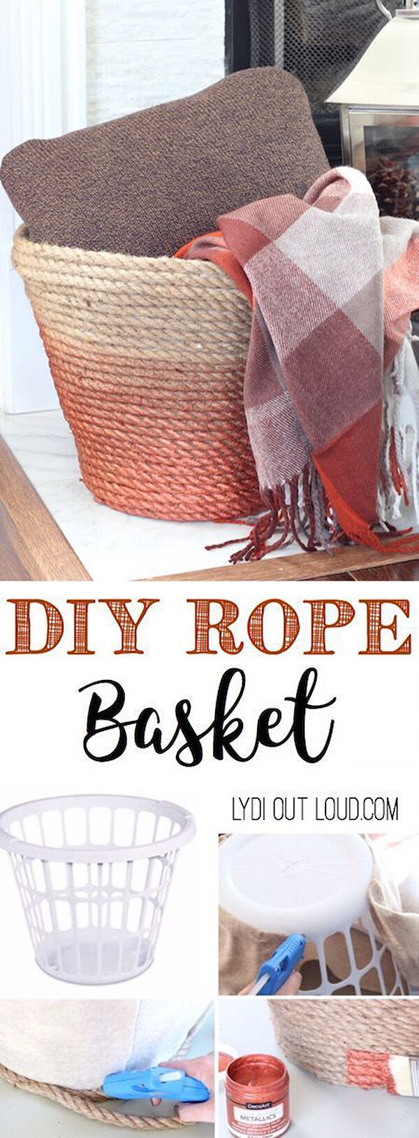  DIY Rope Basket